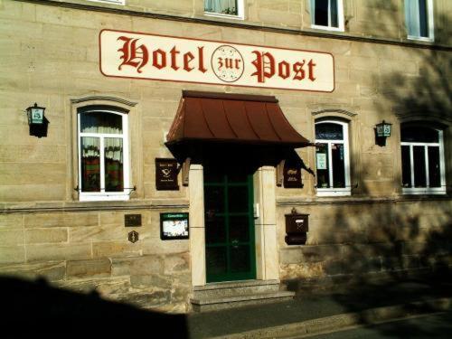 Hotel Post Nordhalben Bagian luar foto